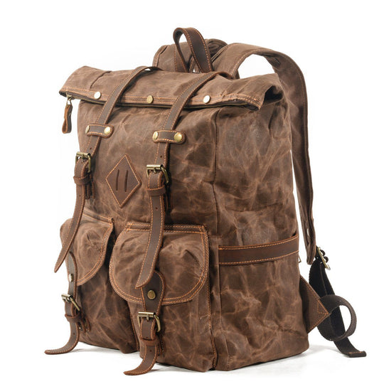 Stylish Hipster Backpack with Adjustable Straps and Urban Appeal - Leather Purse Backpack