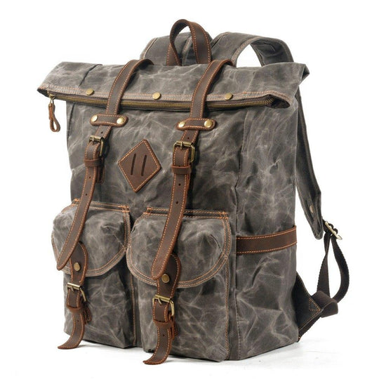 Stylish Hipster Backpack with Adjustable Straps and Urban Appeal - Leather Purse Backpack