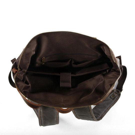 Stylish Hipster Backpack with Adjustable Straps and Urban Appeal - Leather Purse Backpack
