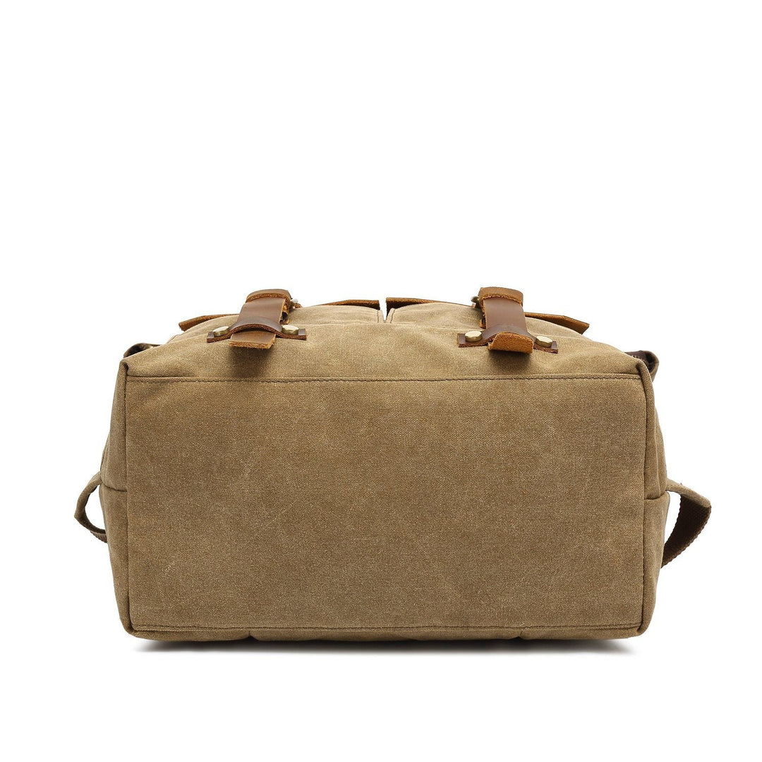 Heavy-Duty Waterproof Rucksack for Hiking and Travel - Leather Purse Backpack