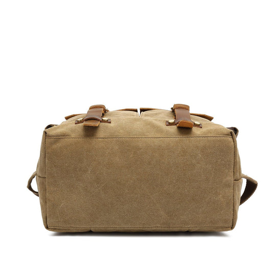 Heavy-Duty Waterproof Rucksack for Hiking and Travel - Leather Purse Backpack