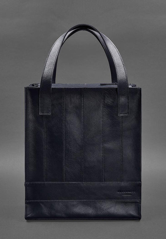 large leather tote bag