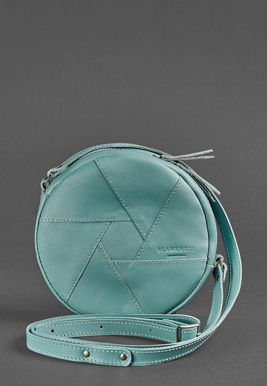 Designer Unique Crossbody Bag Leather Round Bag - Leather Purse Backpack