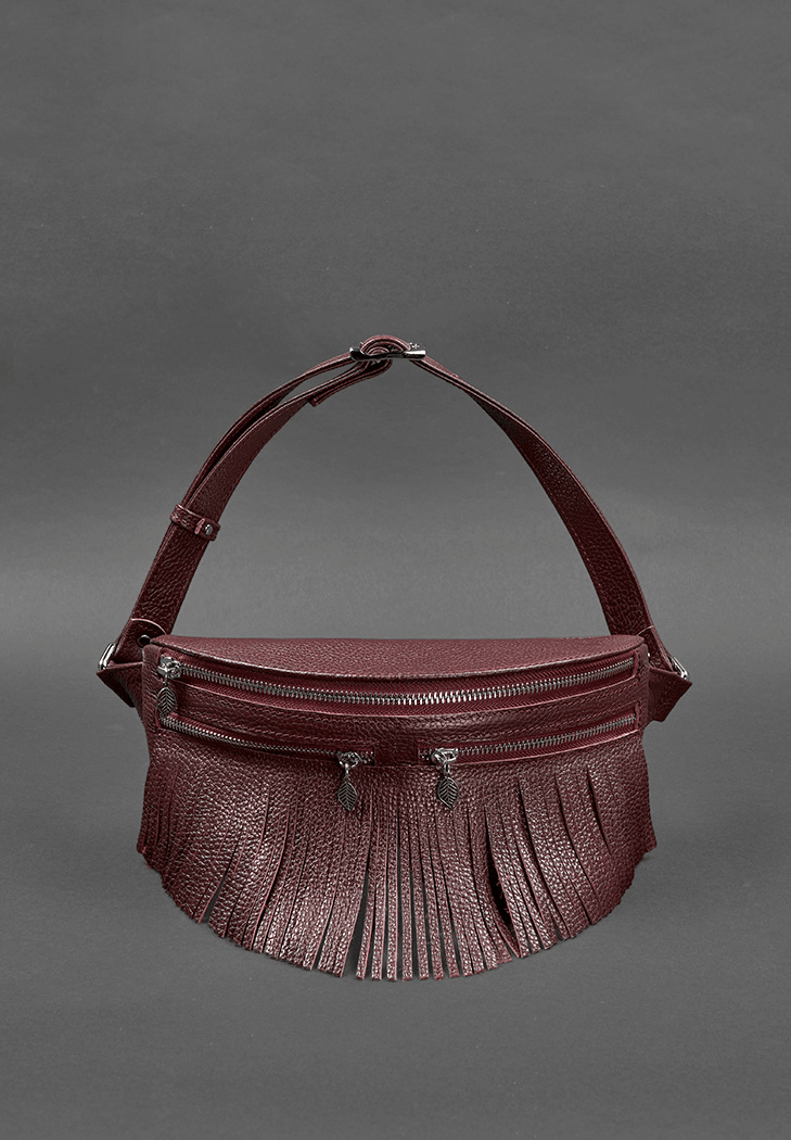 Haddcrafted Exclusive Women's Leather Belt Crossbody Bag - Leather Purse Backpack