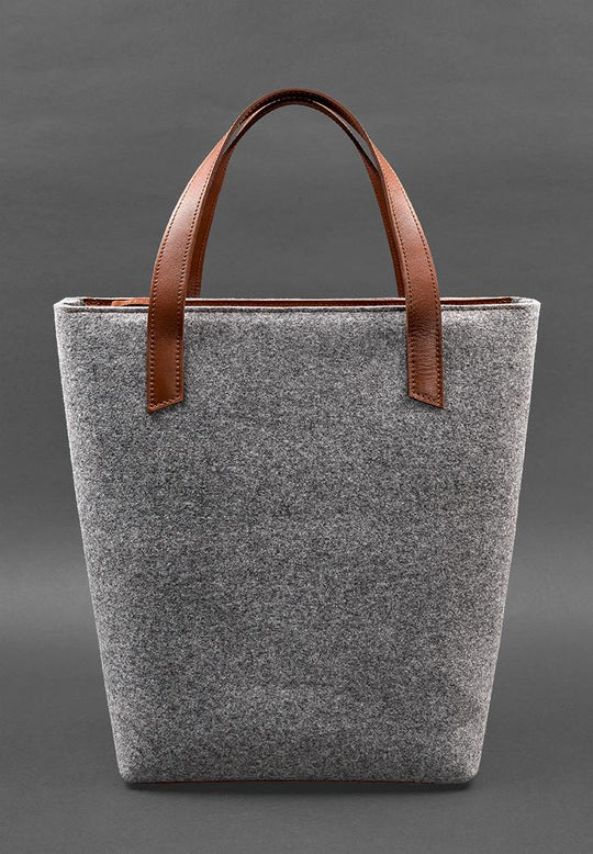 large felt tote bag