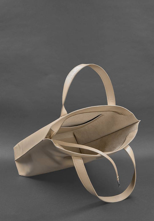 genuine leather tote bag
