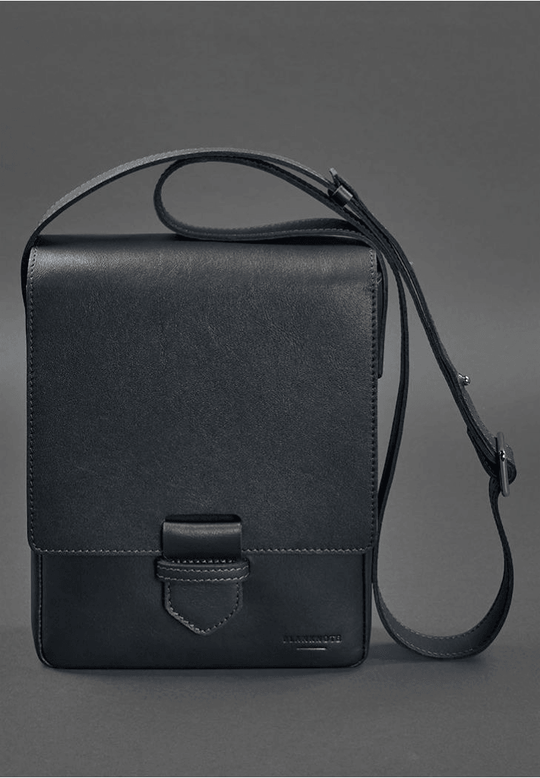 Stylish Premium Leather Messenger Bag for Men - Perfect Crossbody Design - Leather Purse Backpack