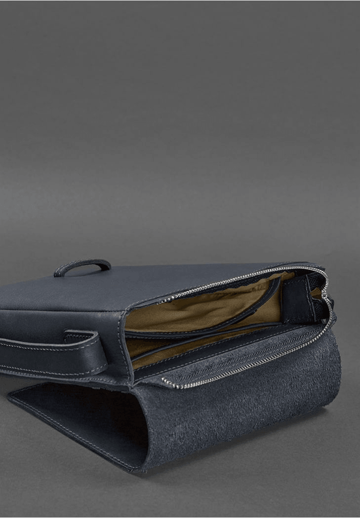 Stylish Premium Leather Messenger Bag for Men - Perfect Crossbody Design - Leather Purse Backpack