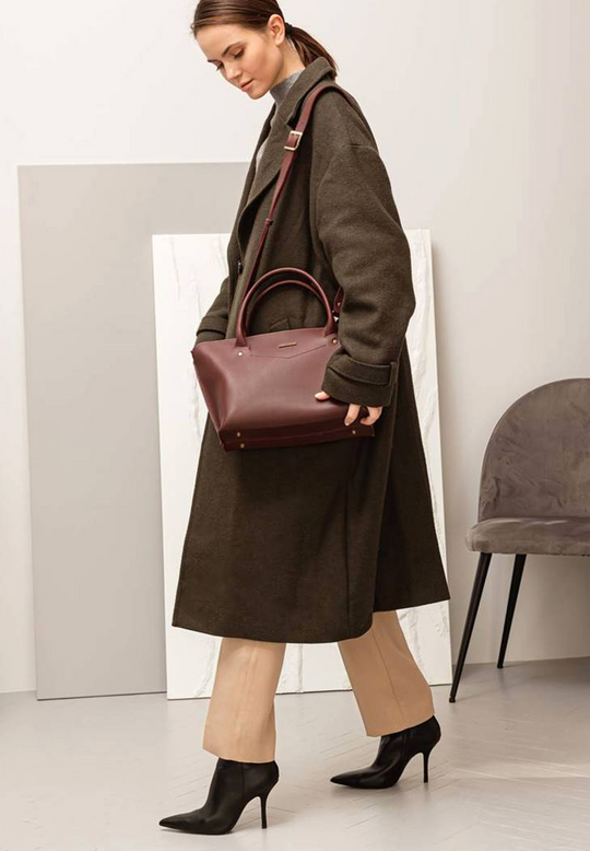 Premium Quality Leather Handbag for Women Classic Bag - Leather Purse Backpack