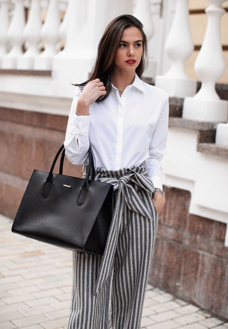 Perfect Design Black Classic Leather Tote Bag for Women - Leather Purse Backpack