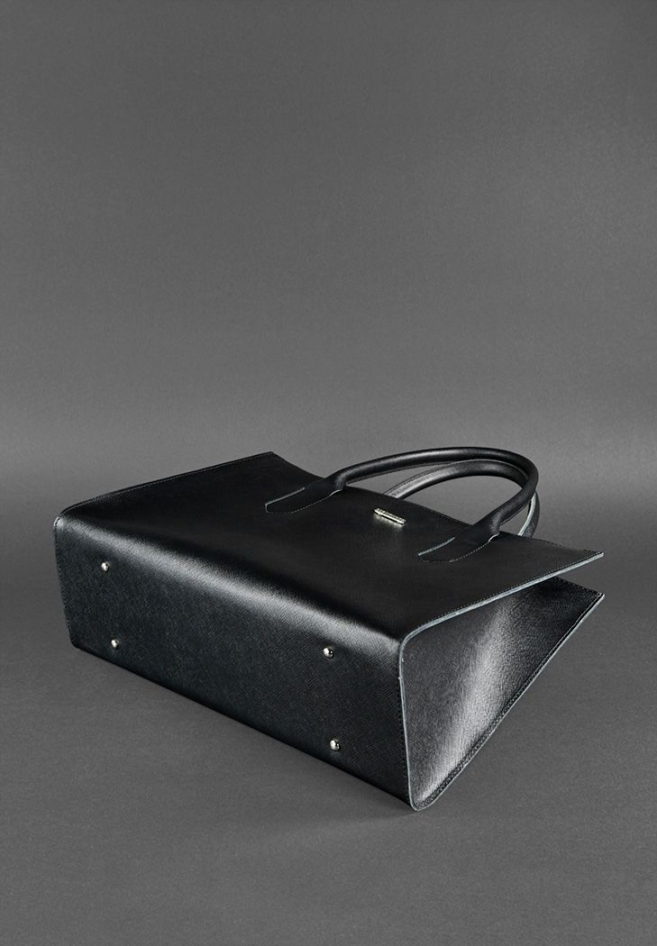 Perfect Design Black Classic Leather Tote Bag for Women - Leather Purse Backpack