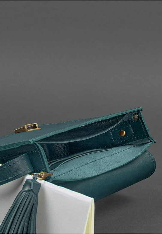 Classic Design Leather Crossbody Bag with Embossing for Women - Leather Purse Backpack