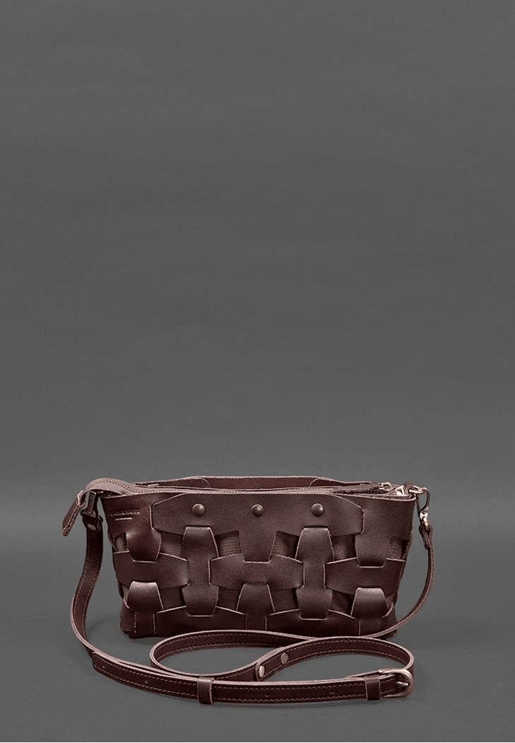 Unique Vintage Women's Leather Puzzle Crossbody Bag - Leather Purse Backpack