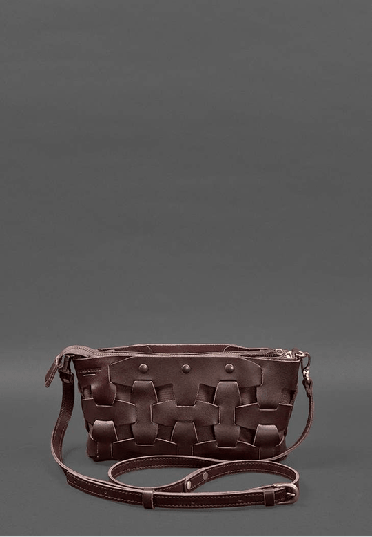 Unique Vintage Women's Leather Puzzle Crossbody Bag - Leather Purse Backpack