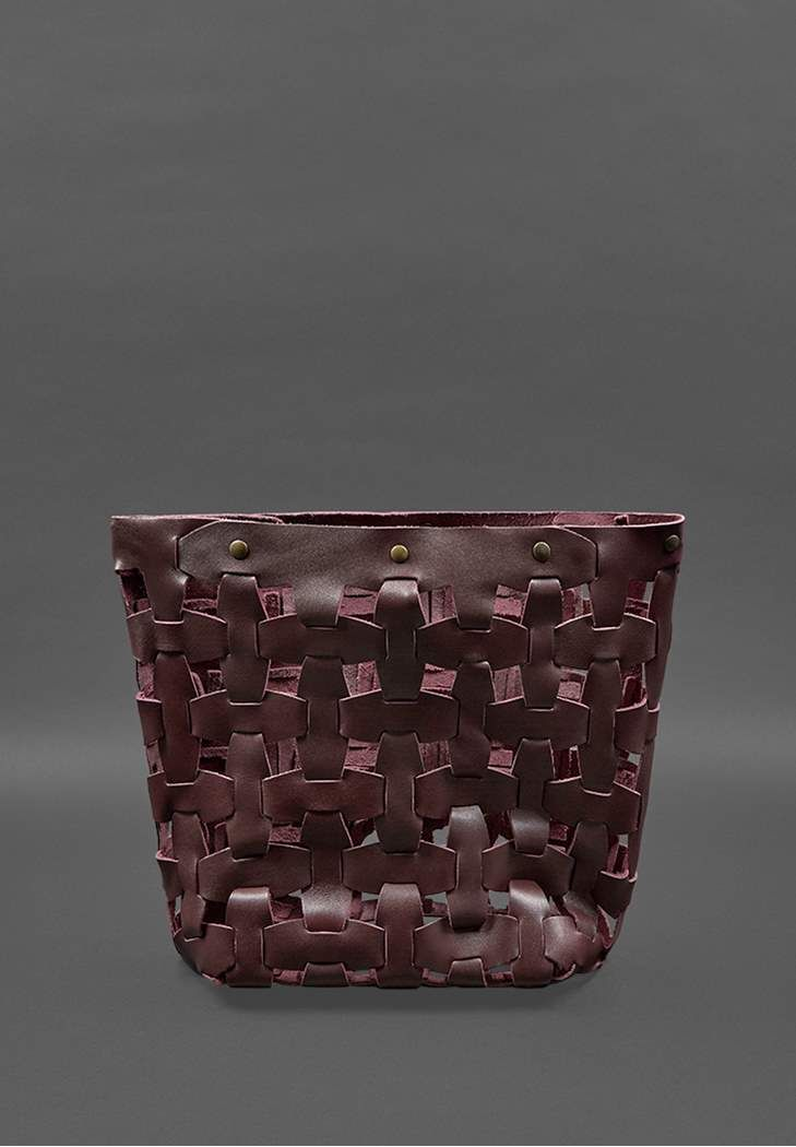 Chic Woven Leather Bag Tote Bag for Lady Shoulder Bag - Leather Purse Backpack