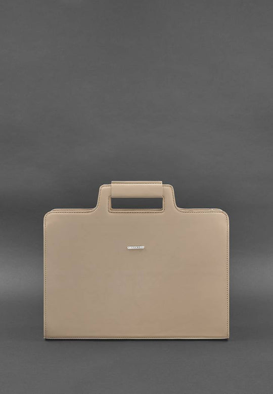 High-quality Women's Leather Bag For Laptop and Documents - Leather Purse Backpack
