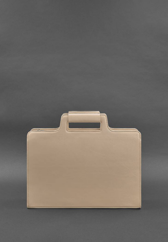 Unique Women's Leather Bag For Laptop and Documents - Leather Purse Backpack