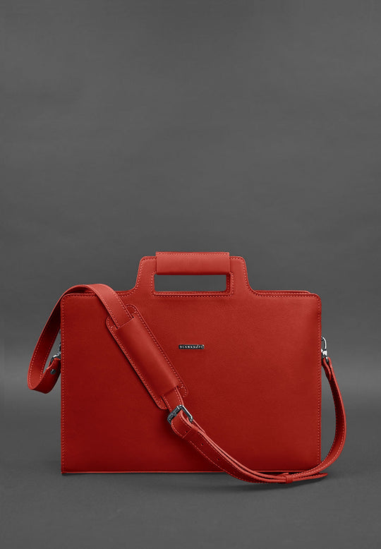 Best Women's Leather Bag For Laptop and Documents - Leather Purse Backpack