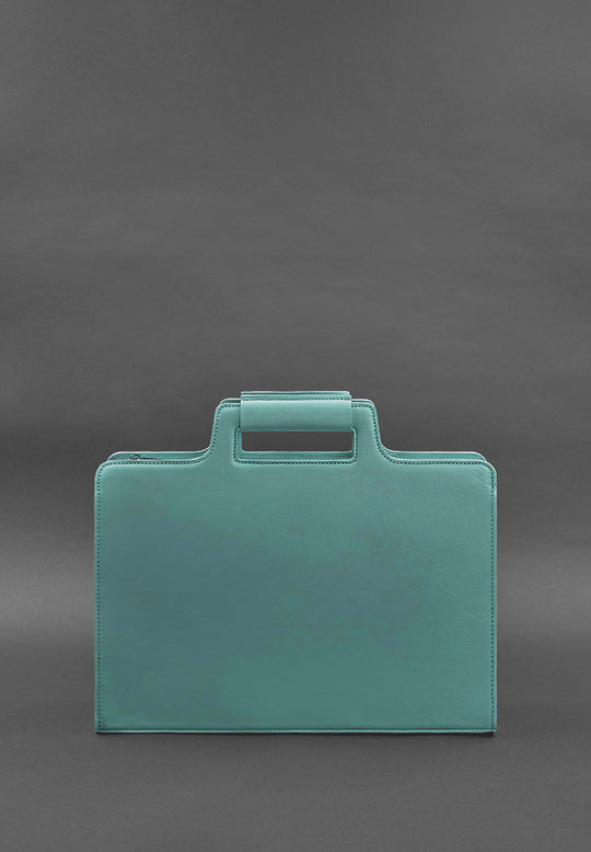 Casual Women's Leather Bag For Laptop and Documents - Leather Purse Backpack