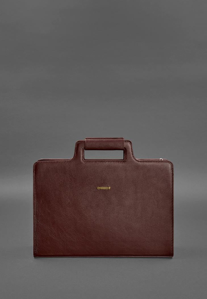 High-quality Women's Leather Bag For Laptop and Documents - Leather Purse Backpack
