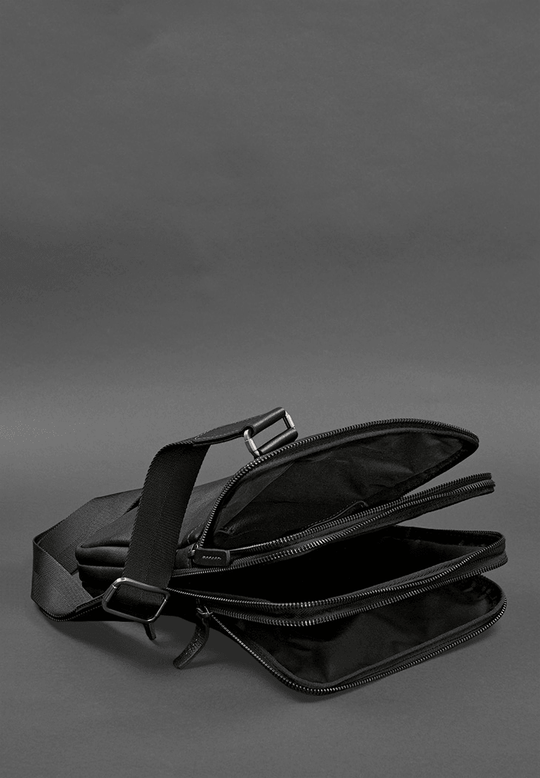 Luxury Stylish Square Crossbody Leather Sling Bag For Men - Leather Purse Backpack