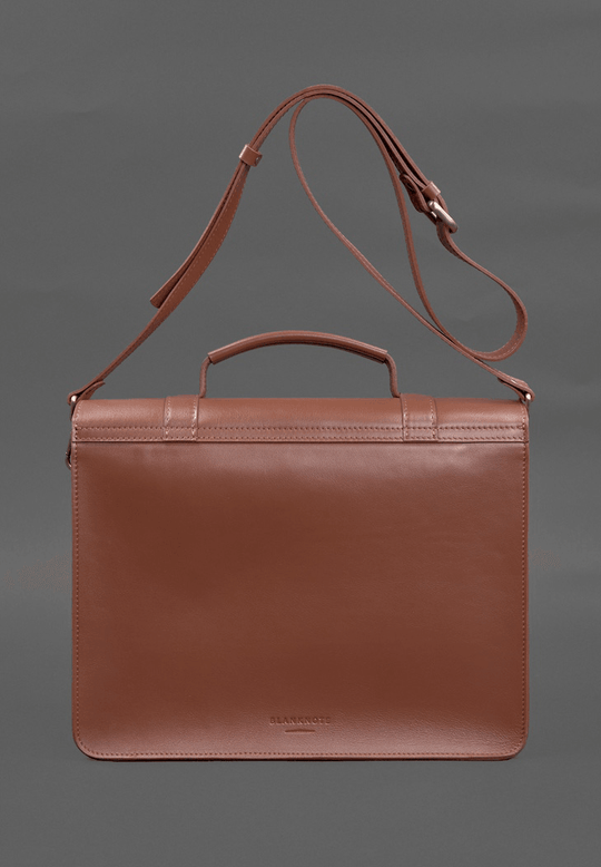 Exclusive Designer Leather Briefcase Messenger Bag - Leather Purse Backpack
