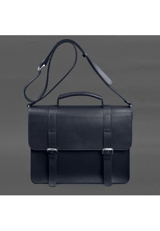 Handcrafted Designer Leather Briefcase Messenger Bag - Leather Purse Backpack