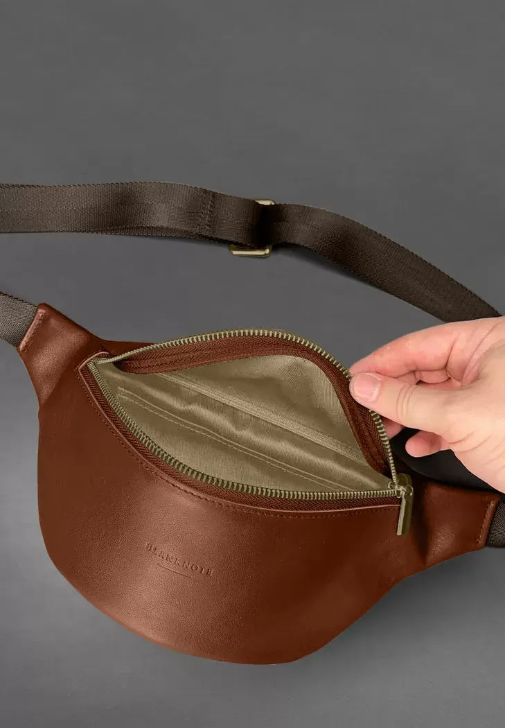 Handmade Leather Sling Bag – Durable and Chic for Urban Adventures - Leather Purse Backpack