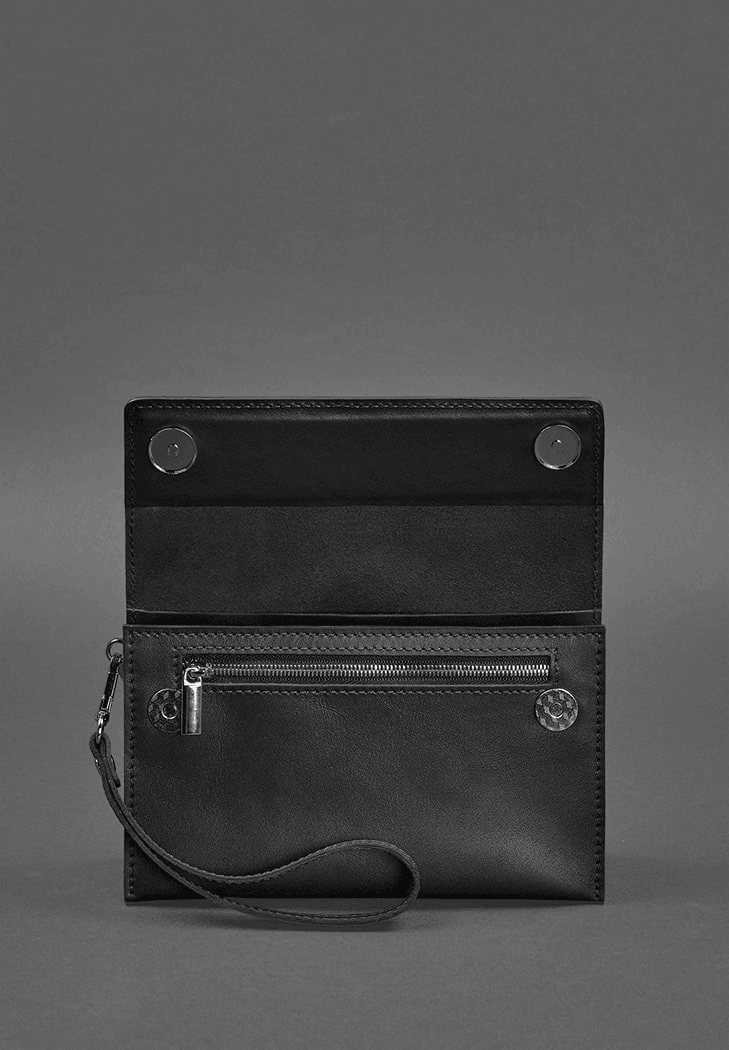Exclusive Designer Handcrafted Leather Men's Clutch Bag - Leather Purse Backpack