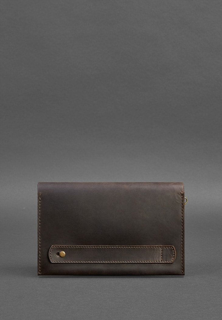 Lightweight Minimalist Leather Clutch Bag For Men - Leather Purse Backpack