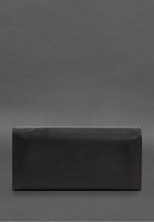 Best Elegant Leather Clutch Wallet With A Button - Leather Purse Backpack