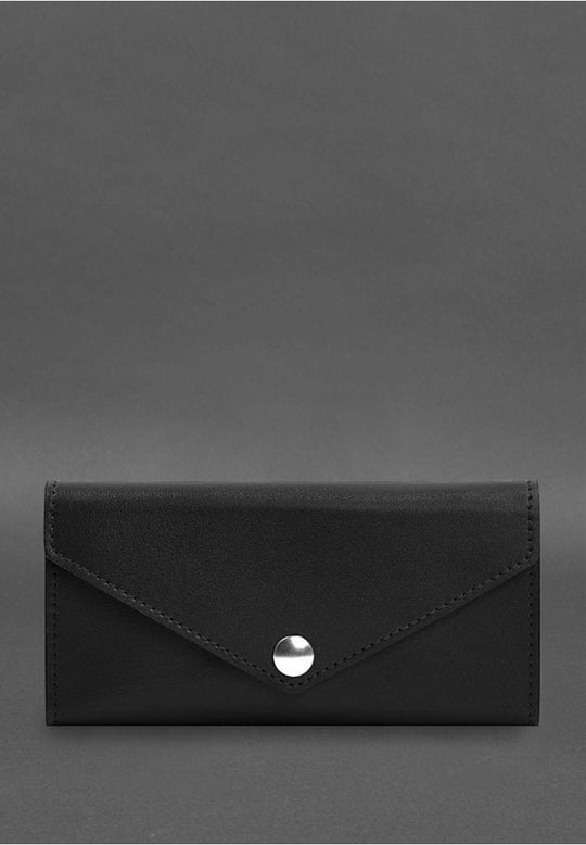 Best Elegant Leather Clutch Wallet With A Button - Leather Purse Backpack