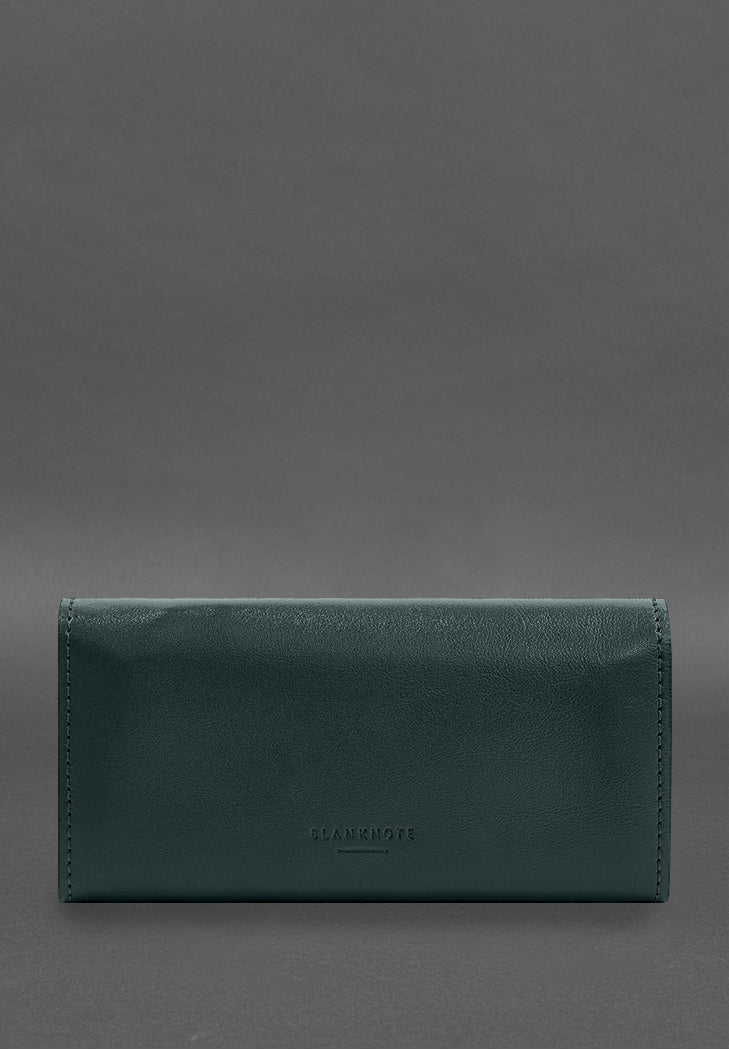 Best Elegant Leather Clutch Wallet With A Button - Leather Purse Backpack