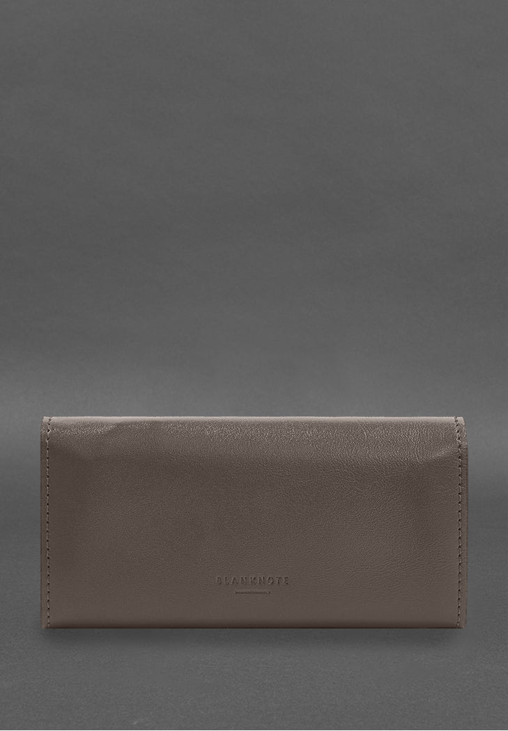 Best Elegant Leather Clutch Wallet With A Button - Leather Purse Backpack