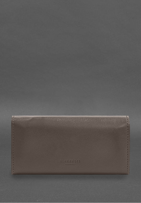 Best Elegant Leather Clutch Wallet With A Button - Leather Purse Backpack