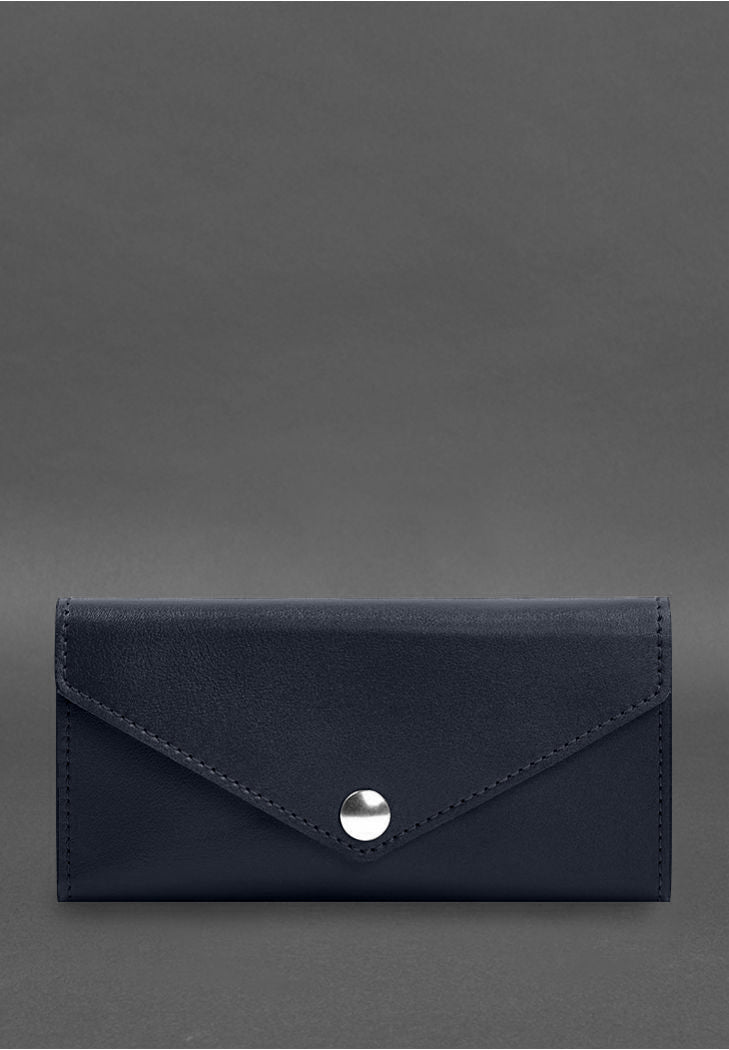 Best Elegant Leather Clutch Wallet With A Button - Leather Purse Backpack
