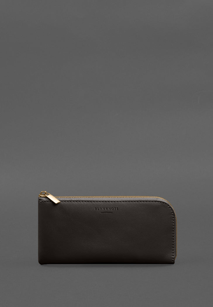 Duable Casual Leather Purse-bill Holder With A Zipper - Leather Purse Backpack