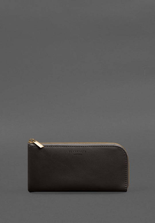 Duable Casual Leather Purse-bill Holder With A Zipper - Leather Purse Backpack