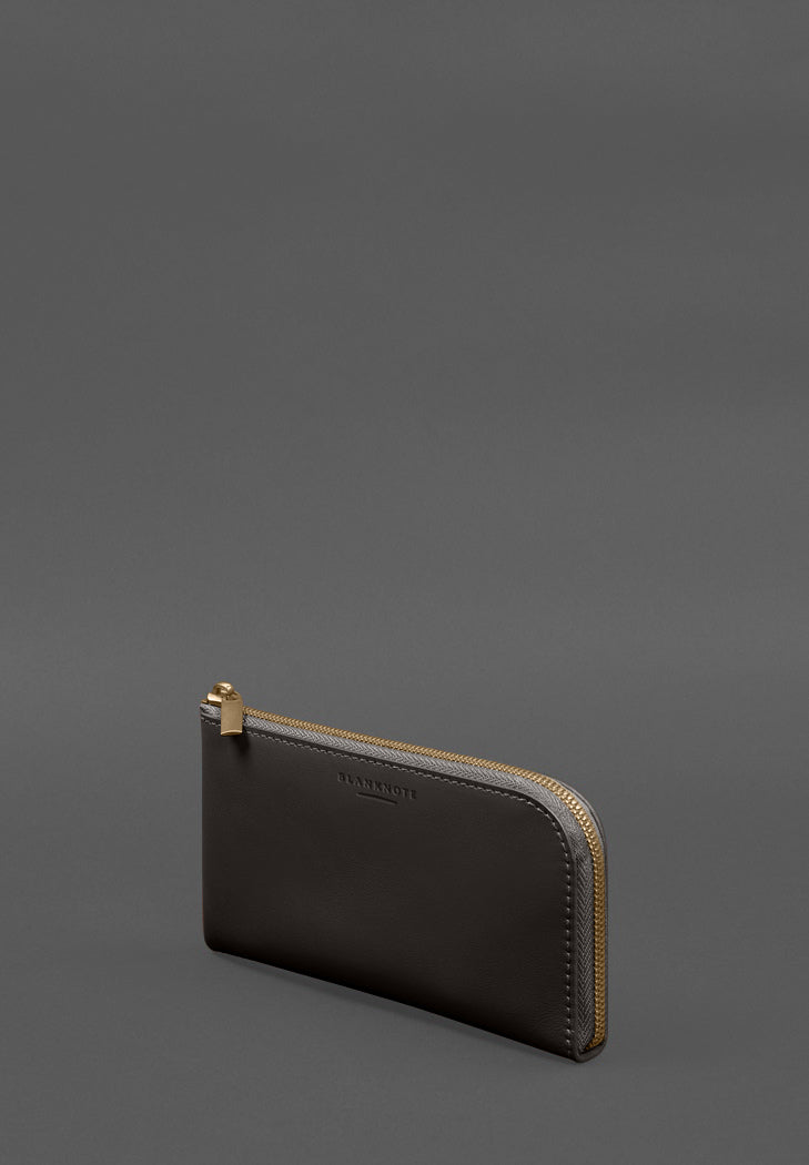 Duable Casual Leather Purse-bill Holder With A Zipper - Leather Purse Backpack