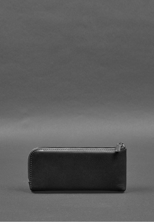 Fashionable Leather Purse-bill Holder With A Zipper - Leather Purse Backpack