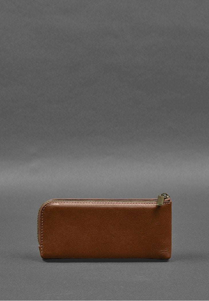 Fashionable Leather Purse-bill Holder With A Zipper - Leather Purse Backpack