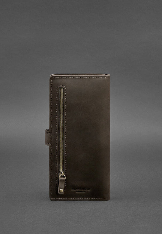 Handmade Leather Travel Case, Organizer For Documents - Leather Purse Backpack