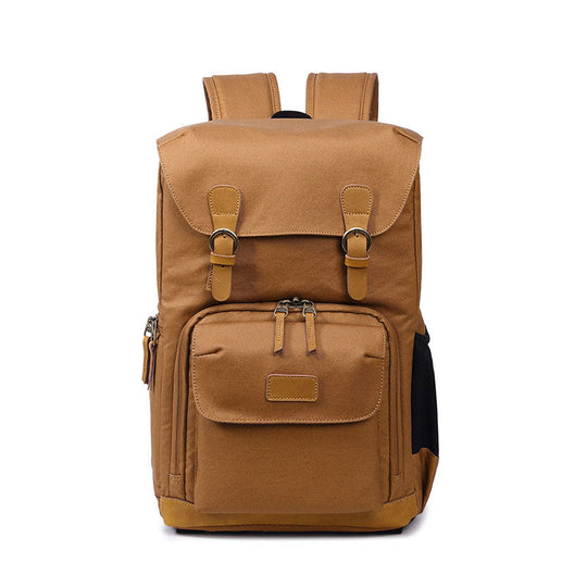 Canvas camera bag for outdoor photography