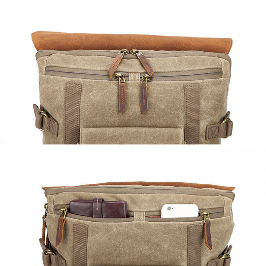 Stylish DSLR Camera Bag with Multiple Compartments and Ergonomic Design - Leather Purse Backpack