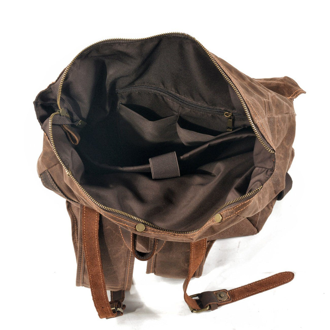 Stylish Hipster Backpack with Adjustable Straps and Urban Appeal - Leather Purse Backpack