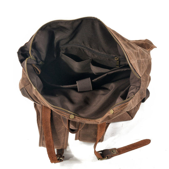 Stylish Hipster Backpack with Adjustable Straps and Urban Appeal - Leather Purse Backpack