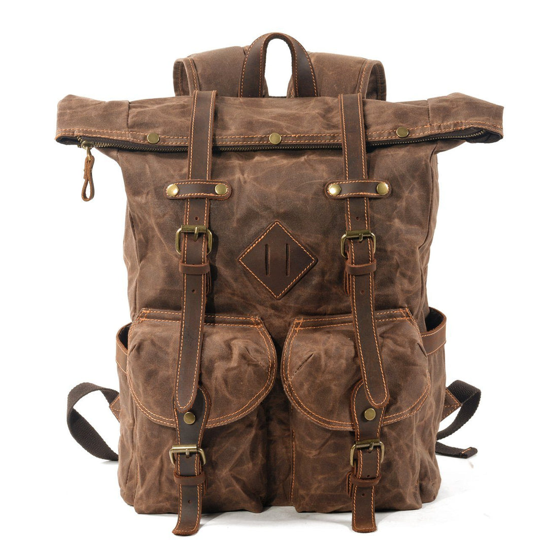 Stylish Hipster Backpack with Adjustable Straps and Urban Appeal - Leather Purse Backpack