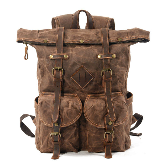 Stylish Hipster Backpack with Adjustable Straps and Urban Appeal - Leather Purse Backpack