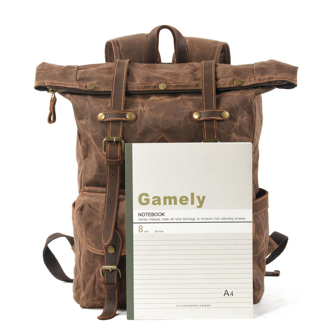 Stylish Hipster Backpack with Adjustable Straps and Urban Appeal - Leather Purse Backpack