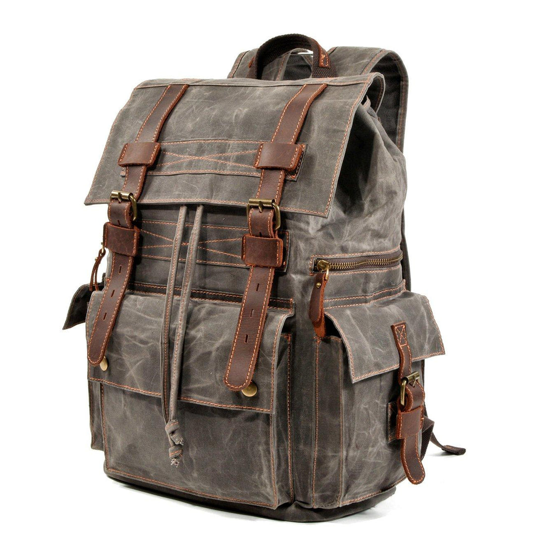 Versatile Canvas Drawstring Rucksack – Durable for Everyday Use - Leather Purse Backpack